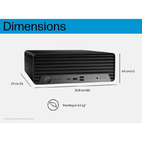 HP Pro SFF 400 G9 i514500 8GB/512 PC3